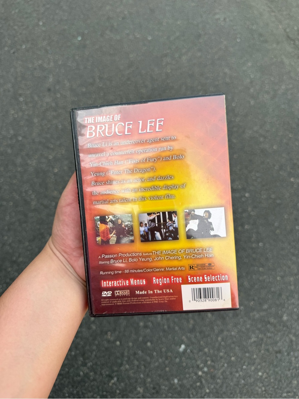 The Image of Bruce Lee DVD Bruce Li Bolo Yeung Martial Arts Kung Fu Action Movie - Picture 3 of 4